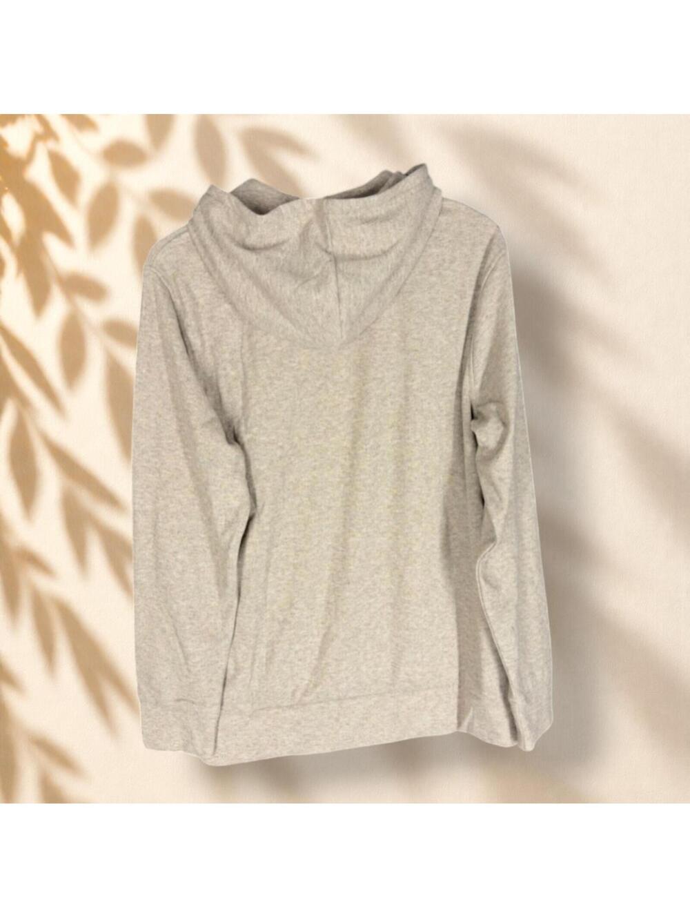 Aspen Hoodie Women M Medium Gray Hooded Long Sleeve Pockets Pullover Acrylic - Picture 2 of 7